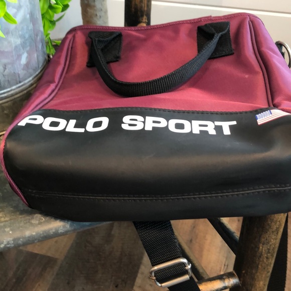 Ralph Lauren POLO SPORT  Crossbody Purse Athletic bag VTG - Picture 12 of 16